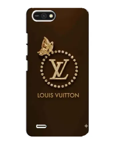 Чехол для TECNO POP 2F с картинкой «LV — золотая печать»