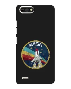 Чехол для TECNO POP 2F с картинкой «NASA — эмблема миссии»
