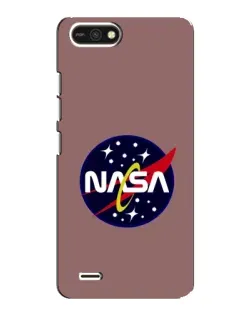 Чехол для TECNO POP 2F с картинкой «NASA — ретро космос»