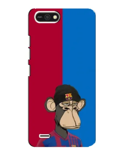 Чохол для TECNO POP 2F з картинкою «Bored Ape — фанат Барси»