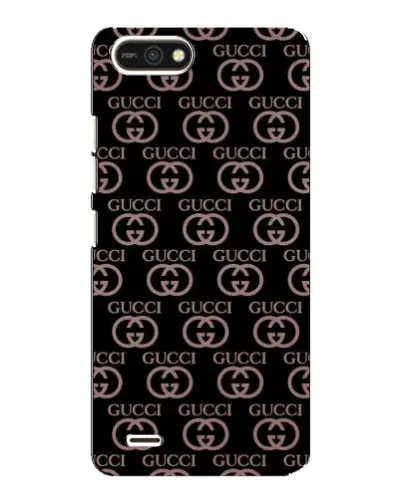 Чехол для TECNO POP 2F с картинкой «Классическая монограмма Gucci»