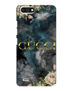 Чехол для TECNO POP 2F с картинкой «Абстрактные цветы Gucci»