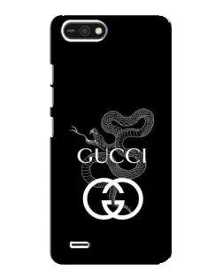 Чехол для TECNO POP 2F с картинкой «Gucci — серебряная змея»