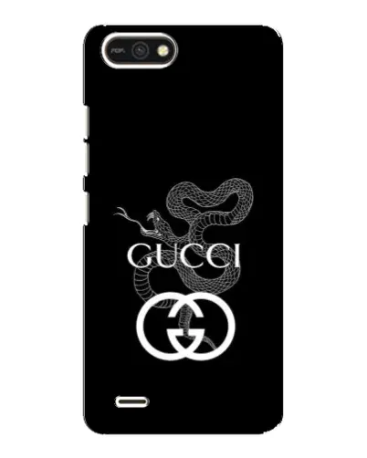 Чехол для TECNO POP 2F с картинкой «Gucci — серебряная змея»