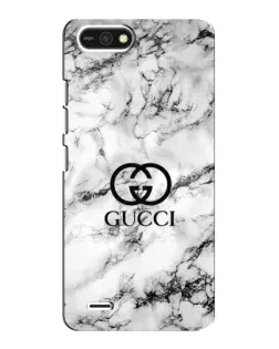 Чехол для TECNO POP 2F с картинкой «Gucci — мраморный шик»
