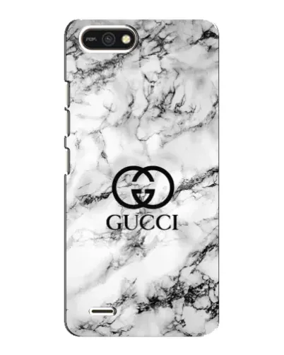 Чехол для TECNO POP 2F с картинкой «Gucci — мраморный шик»