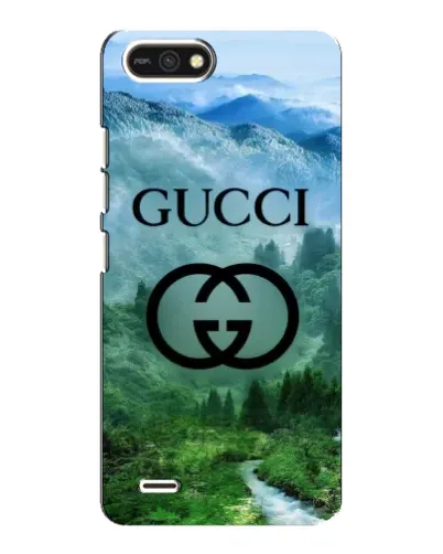 Чехол для TECNO POP 2F с картинкой «Gucci — горный пейзаж»