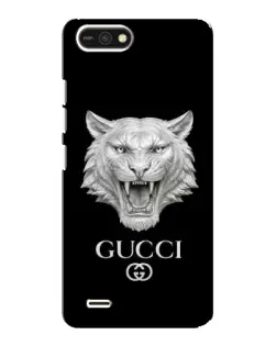 Чехол для TECNO POP 2F с картинкой «Gucci — серебряный лев»