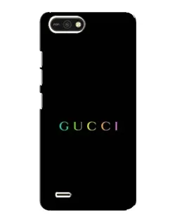 Чехол для TECNO POP 2F с картинкой «Gucci — неоновый минимализм»