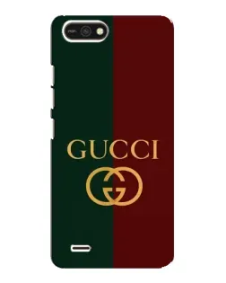 Чехол для TECNO POP 2F с картинкой «Gucci — темно-зеленый градиент»