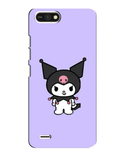 Чехол для TECNO POP 2F с картинкой «Kuromi — нежный фиолетовый»