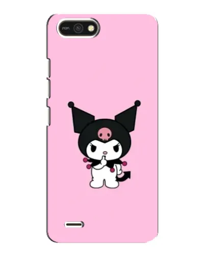 Чехол для TECNO POP 2F с картинкой «Kuromi — розовая нежность»