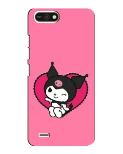 Чехол для TECNO POP 2F с картинкой «Kuromi — любовь в сердце» Чехол для TECNO POP 2F с картинкой «Kuromi — любовь в сердце»