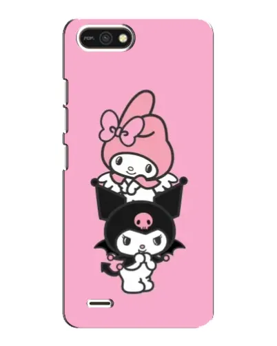 Чехол для TECNO POP 2F с картинкой «My Melody и Kuromi»