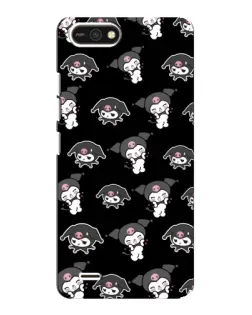 Чехол для TECNO POP 2F с картинкой «Черный паттерн Kuromi» Чехол для TECNO POP 2F с картинкой «Черный паттерн Kuromi»