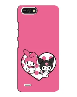 Чехол для TECNO POP 2F с картинкой «Kuromi и My Melody» Чехол для TECNO POP 2F с картинкой «Kuromi и My Melody»