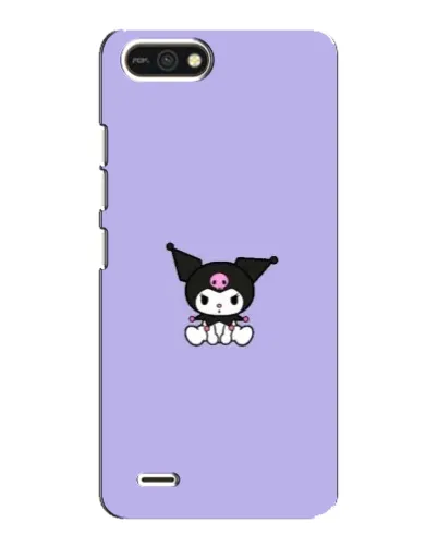 Чехол для TECNO POP 2F с картинкой «Kuromi — фиолетовый минимализм»