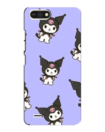 Чехол для TECNO POP 2F с картинкой «Паттерн с Kuromi»
