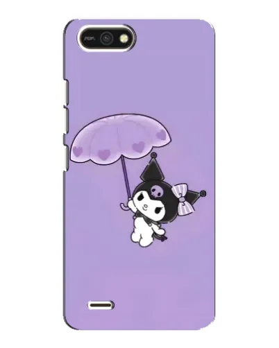 Чехол для TECNO POP 2F с картинкой «Kuromi с зонтиком»