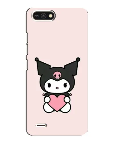 Чехол для TECNO POP 2F с картинкой «Kuromi и сердце»