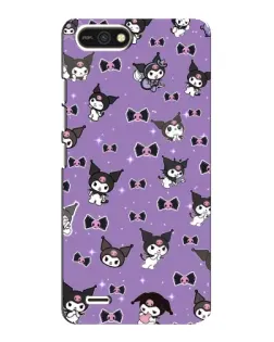 Чехол для TECNO POP 2F с картинкой «Kuromi — паттерн» Чехол для TECNO POP 2F с картинкой «Kuromi — паттерн»