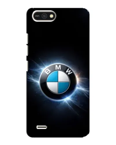 Чехол для TECNO POP 2F с картинкой «BMW — неоновое сияние»