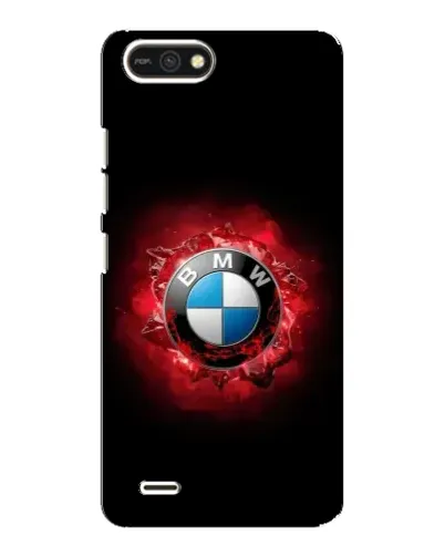 Чехол для TECNO POP 2F с картинкой «Логотип BMW — вспышка»