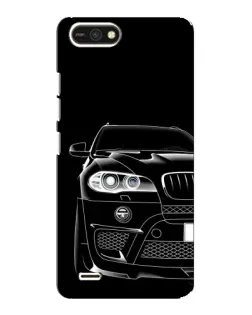 Чехол для TECNO POP 2F с картинкой «Темный силуэт BMW»