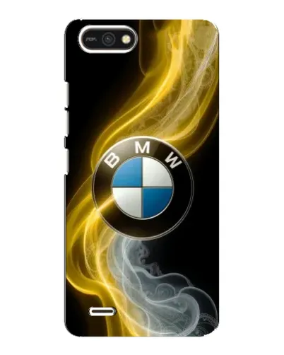 Чехол для TECNO POP 2F с картинкой «Золотистый дым BMW»