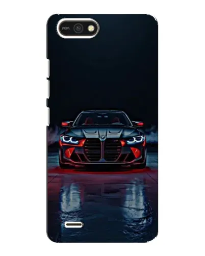Чехол для TECNO POP 2F с картинкой «BMW на мокрой дороге»