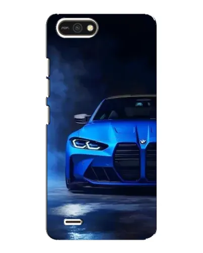 Чехол для TECNO POP 2F с картинкой «Голубая BMW M4»
