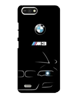 Чехол для TECNO POP 2F с картинкой «Минималистичный принт BMW M3»