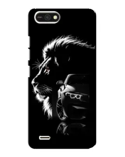 Чехол для TECNO POP 2F с картинкой «BMW и лев»