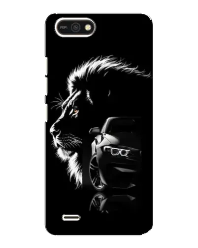 Чехол для TECNO POP 2F с картинкой «BMW и лев»