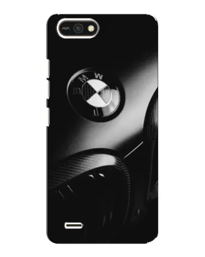 Чехол для TECNO POP 2F с картинкой «Эмблема BMW — макро»