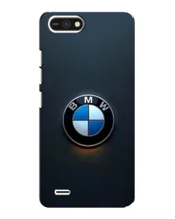 Чехол для TECNO POP 2F с картинкой «Логотип BMW — минимализм»