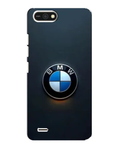 Чехол для TECNO POP 2F с картинкой «Логотип BMW — минимализм»