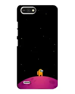 Чехол для TECNO POP 2F с картинкой «Одинокий герой на планете»