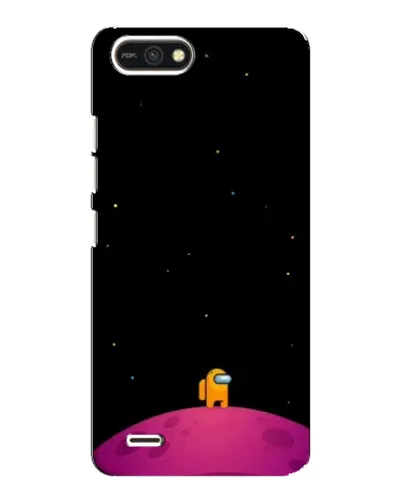 Чехол для TECNO POP 2F с картинкой «Одинокий герой на планете»