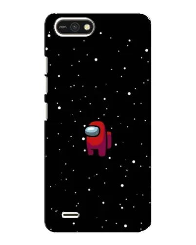 Чехол для TECNO POP 2F с картинкой «Красный Among Us»