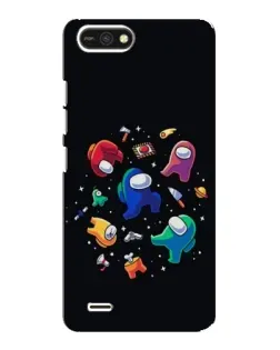 Чехол для TECNO POP 2F с картинкой «Among Us космос»