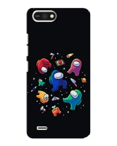Чехол для TECNO POP 2F с картинкой «Among Us космос»