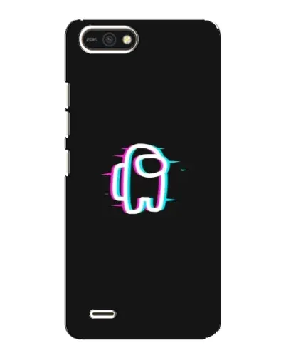 Чехол для TECNO POP 2F с картинкой «Among Us неон»