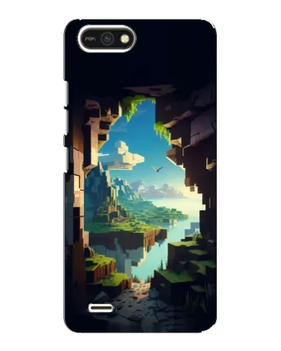Чехол для TECNO POP 2F с картинкой «Вид из пещеры»