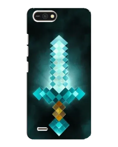 Чехол для TECNO POP 2F с картинкой «Алмазный меч неон»