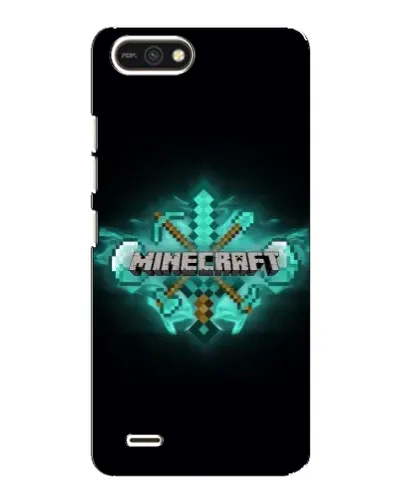 Чехол для TECNO POP 2F с картинкой «Minecraft Diamond лого»