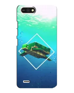 Чохол для TECNO POP 2F з картинкою «Черепаха Minecraft»