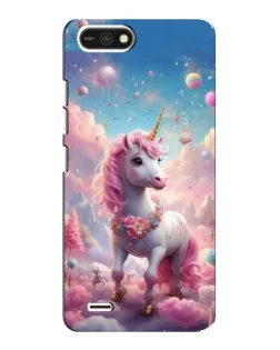 Чохол для TECNO POP 2F з картинкою «Єдиноріг серед хмар»