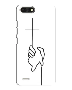 Чехол для TECNO POP 2F с картинкой «Рука держит» Чехол для TECNO POP 2F с картинкой «Рука держит»