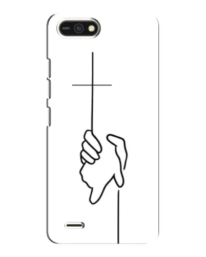Чехол для TECNO POP 2F с картинкой «Рука держит»